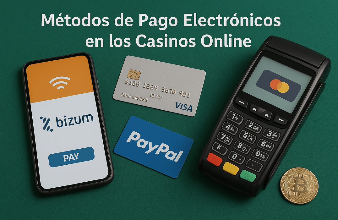 metodos pago electronicos en casinos online